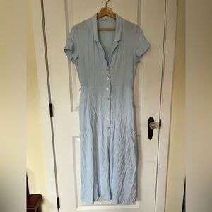 Wilfred Sky Blue Midi Dress
